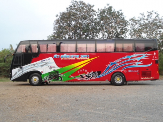 ขายรถทัวร์ ชั้นครึ่ง เครื่องท้าย