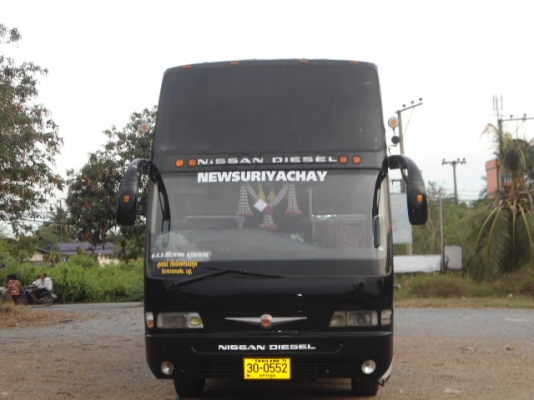 ขายรถทัวร์ ชั้นครึ่ง เครื่องท้าย