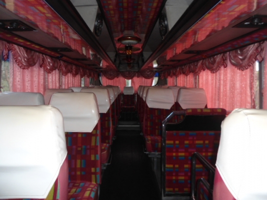 ขายรถทัวร์ ชั้นครึ่ง เครื่องท้าย