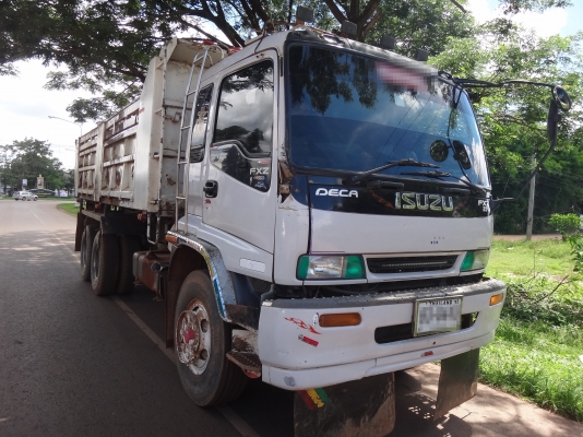 ขายด่วน  รถสิบล้อสองเพลาดัมพ์  พ่วง  แม่-ลูก   ISUZU  DEGA  270