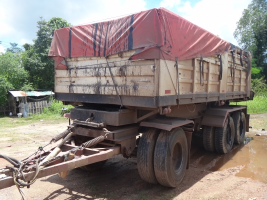 ขายด่วน  รถสิบล้อสองเพลาดัมพ์  พ่วง  แม่-ลูก   ISUZU  DEGA  270