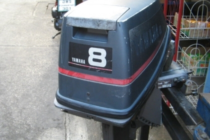 ขาย เครื่องเรือ Yamaha 8 แรง  ประกอบใหม่นำเข้าญี่ปุ่น ราคา 17,500