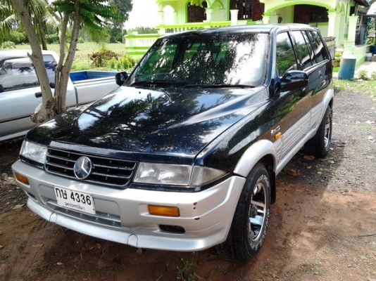 ***ขายแล้วครับขอบคุณ Truck2hand ***ปรับราคา ขาย(มีคลิป) รถ4WD สไตล์หรู BENZ SSANGYONG  MUSSO 602EL D287 ปี39/96 เครื่องเดิมเกียร์เดิม เชื้อเพลิงดีเซล แห้งดีแรงจริง ช่วงล่างแน่นไม่ส่ายคัสซีสวย สีบางหน้า-หลังเดิม ภายในหรูหรา คอนโซลครบ แอร์ พ.พาวเวอร์ ABS กร