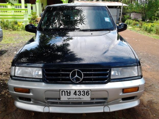 ***ขายแล้วครับขอบคุณ Truck2hand ***ปรับราคา ขาย(มีคลิป) รถ4WD สไตล์หรู BENZ SSANGYONG  MUSSO 602EL D287 ปี39/96 เครื่องเดิมเกียร์เดิม เชื้อเพลิงดีเซล แห้งดีแรงจริง ช่วงล่างแน่นไม่ส่ายคัสซีสวย สีบางหน้า-หลังเดิม ภายในหรูหรา คอนโซลครบ แอร์ พ.พาวเวอร์ ABS กร