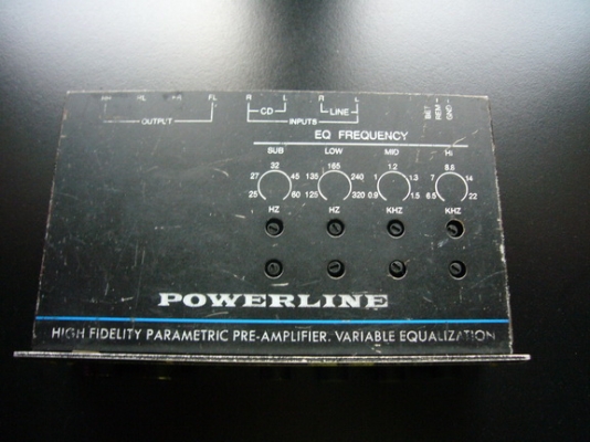 ขายปรี PowerLine  4แบนด์ เก่าแต่เก๋า
