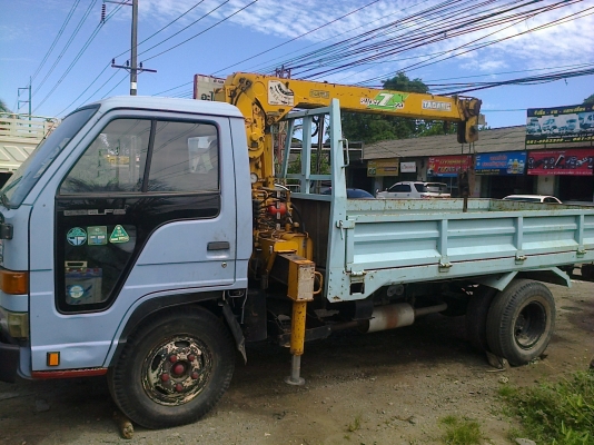 6ล้อISUZU 100แรงติดเครน2.2ตัน พร้อมใช้ สภาพดี