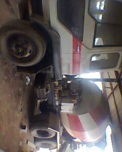 Mitsu โม่ปูน 5.7 คิว เครื่อง Ek100 fn527