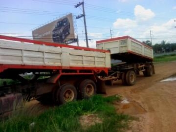 ขายรถบรรทุกสิบล้อดั๊มพ์ (พ่วง 18 ล้อ) Hino 3M FM3MNLDxxx กระจกไฟฟ้า เลขเครื่อง M10CA4466 ด.เคซี แม่ 6.20 เมตร ลูก 6 เมตร ทะเบียนพร้อม