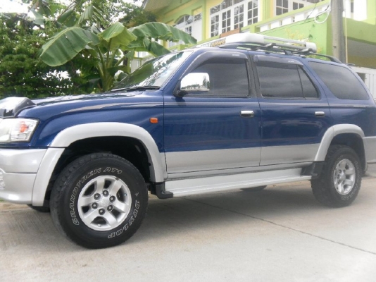 ขายรถสภาพสวย เครื่องคอมมอนเรล รุ่นท๊อป 2.5   4WD (D4D) เครื่องยนต์/เกียร์/ช่วงล่างดี พร้อมใช้งาน  2002 TOYOTA, SPORT RIDER 2.5 G  4x4  โฉม ปี02  ABS AIRBAG น้ำเงิน-สีเทา ทูโทน ทะเบียน กรุงเทพฯ ราคา  400,000  บาท  เซ็ตช่วงล่างมาใหม่ รถยกสูง ภายในเบาะสวย รถ