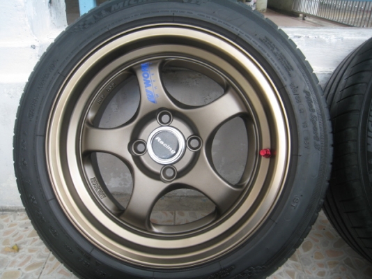 ขายล้อแม็กใหม่ W work s1 15'xหน้า 7.5 et38 หลัง 8.5 et25 4รู100 +ยาง พร้อมจุ๊ปrays (081-3747940)