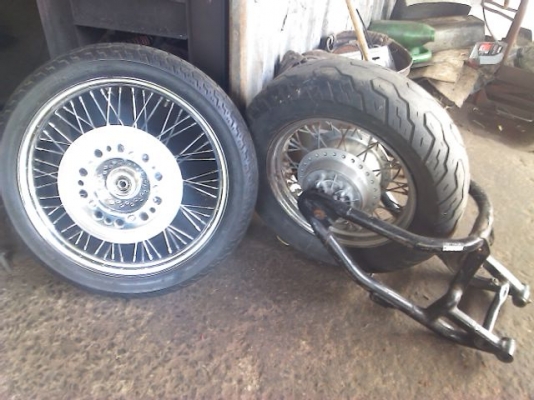 ขายชุดล้อ หน้า หลัง Honda Steed