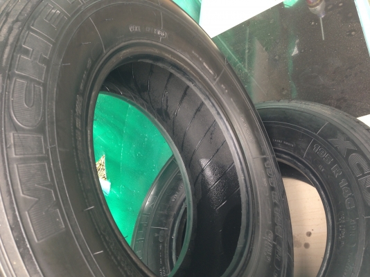 ขายด่วนยางMICHELIN-XCD-195R14 ปี2013 ของใหม่
