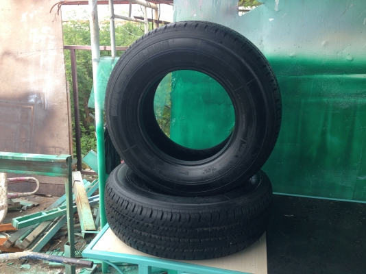 ขายด่วนยางMICHELIN-XCD-195R14 ปี2013 ของใหม่