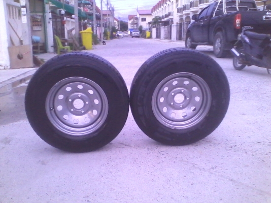 ขายด่วนล้อกระทะเหล็ก(ผ่า) จำนวน 4 วง TOYOTA