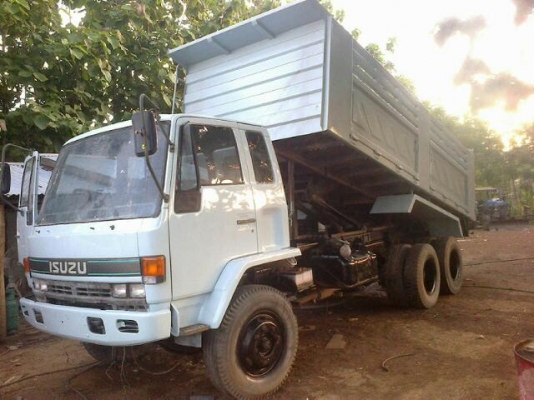 ขายรถบรรทุกสิบล้อดั๊มพ์ Isuzu FXZ210 แรง 2 เพลา ดั๊มพ์สามมิตร เกียร์ฟูลเลอร์ ทะเบียนพร้อม