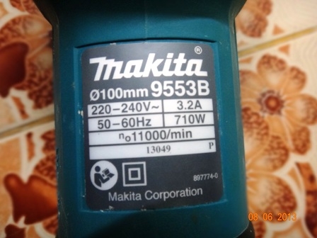 เครื่องเจียรไฟฟ้าMakitaรุ่น9553Bสภาพใหม่ท ราคาถูก