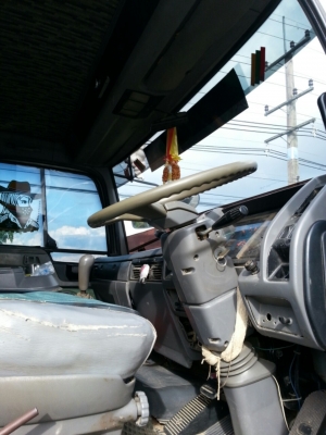 ขายรถบรรทุกสิบล้อดั๊มพ์ Hino 3M ไฟฟ้า ด.เสรี (พ่วง 18 ล้อ) ลูก 2 คาน สภาพพร้อมใช้