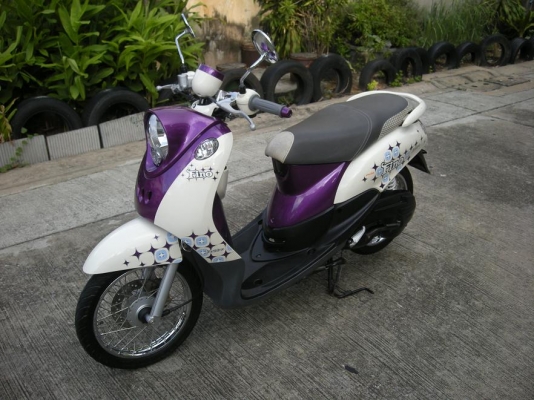 fino ปี2012 ไมค์แยก สีม่วงขาว เดิมๆ