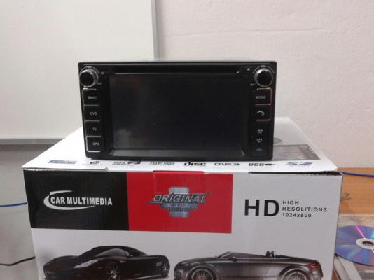 ขายวิทยุ2DIN 6.5นิ้วของใหม่จอสัมผัสเล่นDVD CD VCD USB SDการ์ด บลูทูธ