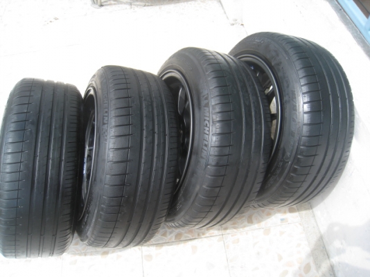 ขายล้อแม็กใหม่ Rays RF1 (k-speed) 15"x8" et25 4รู100+ ยาง พร้อมจุ๊ป rays (081-3747940)