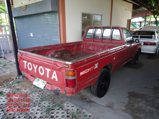 ขายรถกระบะ TOYOTA ไมตี้เอกซ์ หัวเดี่ยว สีแดง ราคา 78,000 บาท ++++++++