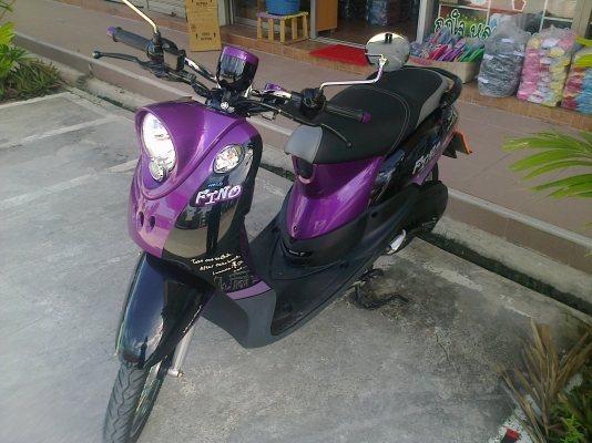 ขอขคุณเจ๊อิ๊ฟเพรียวสวย ขาย Fino ปี55 ม่วงดำ