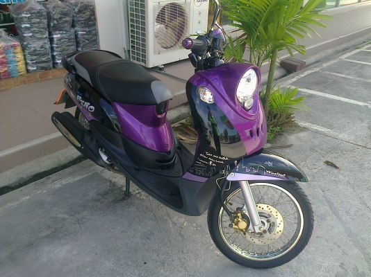 ขอขคุณเจ๊อิ๊ฟเพรียวสวย ขาย Fino ปี55 ม่วงดำ