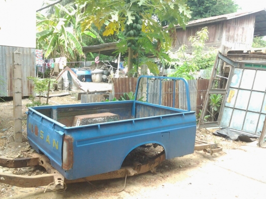 JOECLASSIC..ขายกะบะข้างร่องดัสสัน521 แปลงเป็นไฟนอนมาแล้วยกใส่ใช้ได้เลย..ขาย4500..สนใจโทรสอบฤามได้..