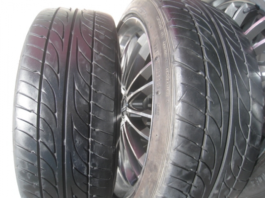 ขายล้อแม็กมือ 2 Lenso 17"x7" et40 4รู100 ล้อทำสีมาใหม่ครับ+ ยางปี12 (081-3747940))