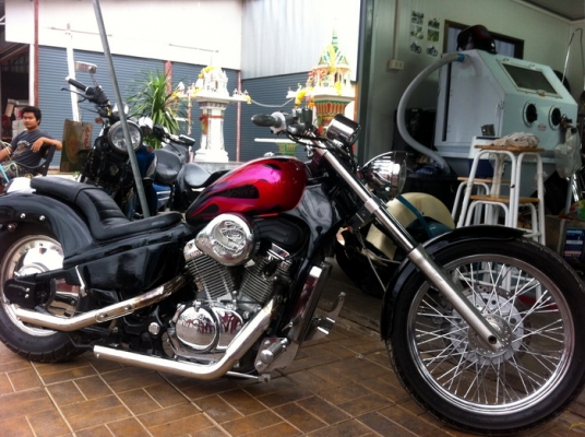 ขาย steed 400 แต่งแผงคอเบนทท่อแต่ง.....