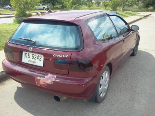 ขาย honda civic  3 D  ปี94 เครื่องเดิมๆ เกียร์ธรรมดา  เอกสารพร้อมโอนคับ