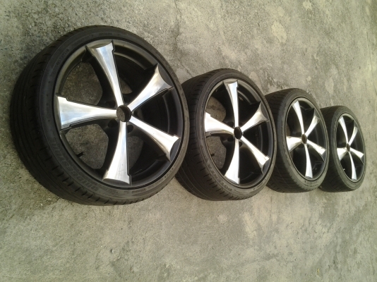 Hunter แม็กนอก หน้า18 หลัง19 พร้อมยางขายถูกๆ