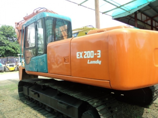 ละอองดาวแทรคเตอร์ ขายรถแบคโฮ HITACHI EX 200-3 เก่านอก สภาพพร้อมใช้ราคาถูก