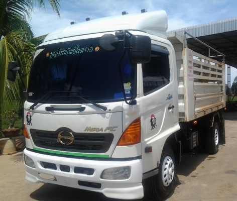 HINO MEGA 170 Hp ดั้มพ์สามมิตร ปี51 เลขไมล์ 58000 โล (ทีมงานรถคุณภาพ)