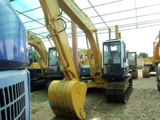 ละอองดาวแทรคเตอร์ ขายรถแบคโฮ KOMATSU PC120-5 เก่านอก สภาพพร้อมใช้ราคาถูก