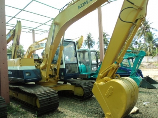 ละอองดาวแทรคเตอร์ ขายรถแบคโฮ KOMATSU PC120-5 เก่านอก สภาพพร้อมใช้ราคาถูก