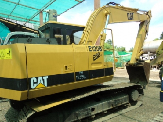 ละอองดาวแทรคเตอร์ ขายรถแบคโฮ CAT E120B เก่านอก สภาพพร้อมใช้ราคาถูก