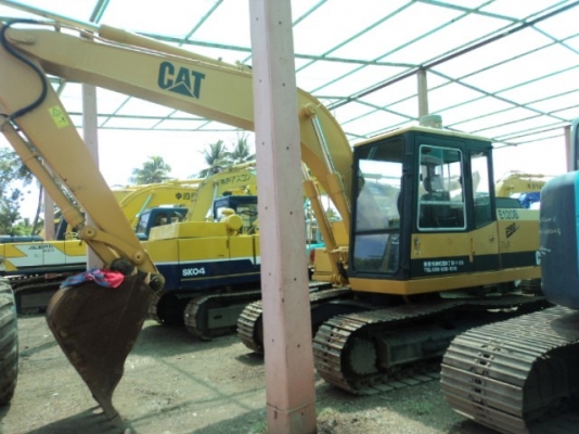 ละอองดาวแทรคเตอร์ ขายรถแบคโฮ CAT E120B เก่านอก สภาพพร้อมใช้ราคาถูก