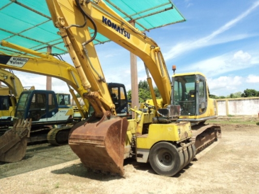 ละอองดาวแทรคเตอร์ ขายรถแบคโฮ KOMATSU PC210LC-6 เก่านอก สภาพพร้อมใช้ราคาถูก