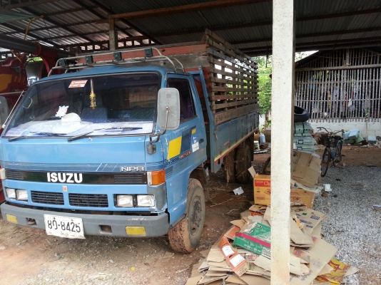 รถบ้านเจ้าของขายเอง ISUZU NPR115ห้างแท้ ปี36  เฟืองท้ายใหญ่(เฟืองF) เสริมแหนบ