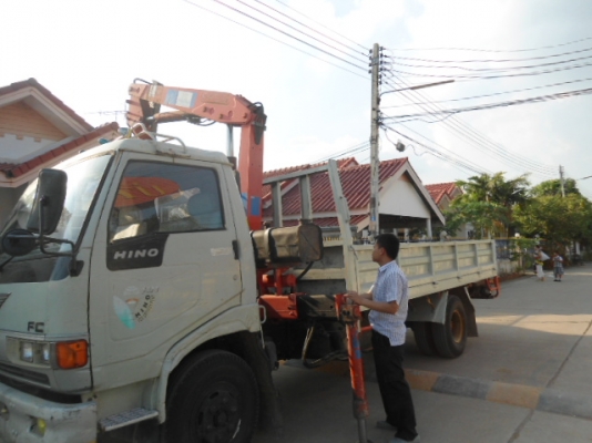 ขายรถบรรทุก 6 ล้อ HINO ติดเครน (เครนพลับ) ใช้งานน้อย รถห้างแท้ๆ