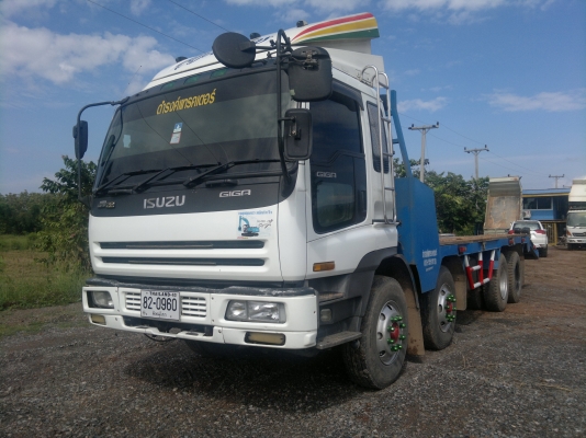 ขายรถ 12 ล้อเทเลอร์  1 เพลา  ISUZU  GIGA  240 แรงอินเตอร์คูลเลอร์เทอร์โบ