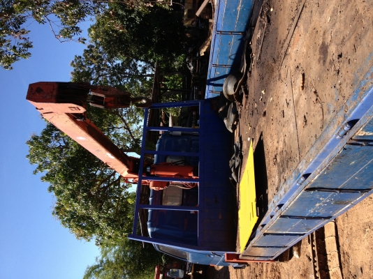 ขาย6ล้อติดเครน NPR สภาพใช้งานทุกวัน เครื่อง115แรงรถประกอบเอกสารสัญญาซื้อขาย