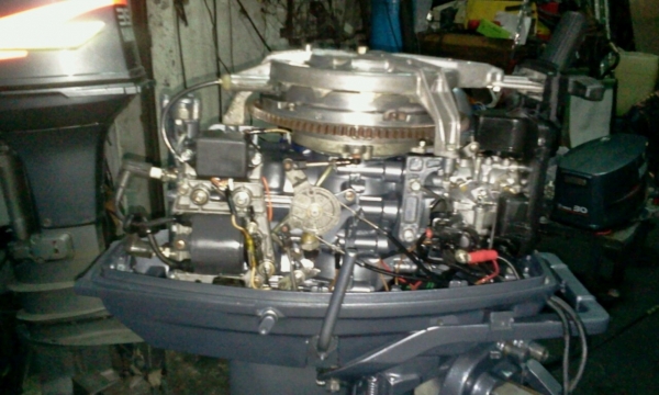 ขายเครื่องเรือ Yamaha 30 แรง สตาร์ทไฟฟ้า