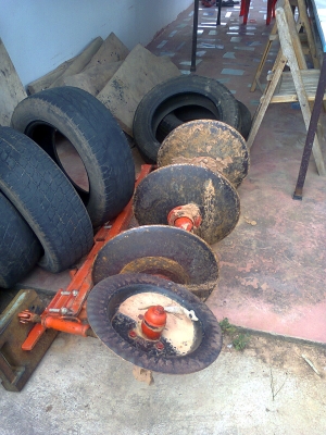 ขาย รถไถ คูโบต้า 140 แรง สถาพดี พร้อม ผานไถและคาด