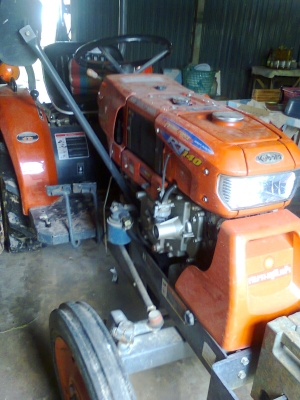 ขาย รถไถ คูโบต้า 140 แรง สถาพดี พร้อม ผานไถและคาด