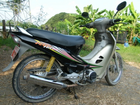 ขาย 6900 บาท มอเตอร์ไซด์ คาวาซากิ รุ่น KAZE HIT 112 ปี 48