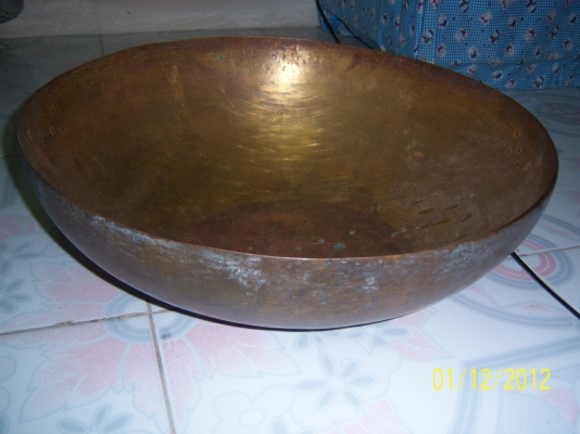 กระทะทองเหลือง เบอร์ 4  ขนาด 20 นิ้ว