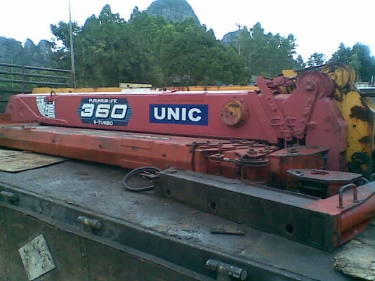 ขายเครน UNIC V เทอร์โบ 360 Vเทอร์โบ เครน 3ตัน 4 ปลอก มือสองสภาพดีจากญี่ปุ่น ยังไม่ผ่านการใช้งานในไทย