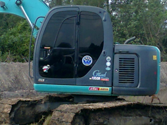 ขายรถแบคโฮ  KOBELCO   sk  135 รถสวยสภาพเก่านอกเอกสารพร้อม